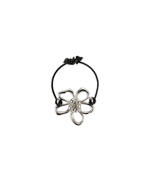 nomad flora string ring-black