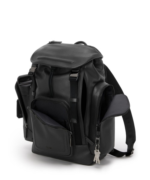 TUMI(トゥミ)の「HARRISON 「スモール・グリフィン」フラップ・バックパック(A4/PC13インチまで対応)(バックパック/リュック・メンズ・ブラック・FREE)」の4枚目の写真