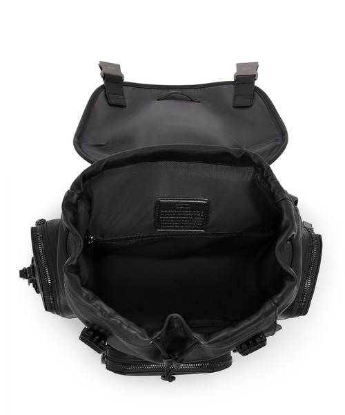 TUMI(トゥミ)の「HARRISON 「スモール・グリフィン」フラップ・バックパック(A4/PC13インチまで対応)(バックパック/リュック・メンズ・ブラック・FREE)」の6枚目の写真