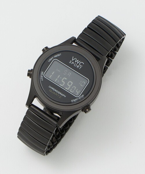 VAGUE WATCH CO.（ヴォーグウォッチカンパニー）の「＜VAGUE WATCH Co. × Steven Alan＞ DGTL EXT BK/ウォッチ（デジタル腕時計・メンズ・ブラック・FREE）」の2枚目の写真