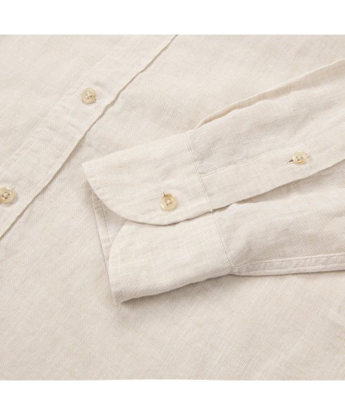 PRODESHIRT（プロデシャツ）の「[レギュラー]L-420 プレミアムリネンコットンシャツ (サンド)（シャツ/ブラウス・メンズ・その他・XL/M/L）」の5枚目の写真