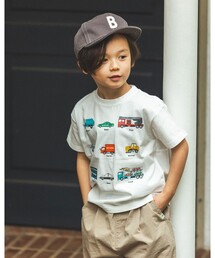 BEAMS mini | ワーキングカーTシャツ 2026SS（90～130cm）外遊び プチプラ 通園 通学 定番(Tシャツ/カットソー)