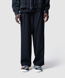 yoshiokubo | yoshiokubo ヨシオクボ / CRISP WIDE PANT クリスプサテンワイドパンツ / YKS26402(その他パンツ)