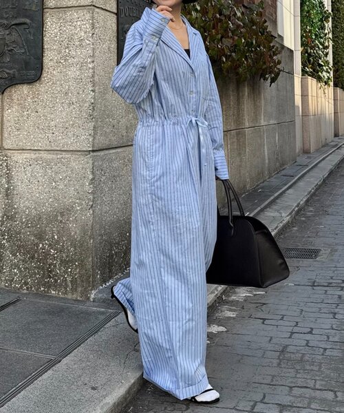 willow ドットストライプオールインワン CIAOPANIC TYPY｜【willow】ドットストライプオールインワン | Rakuten