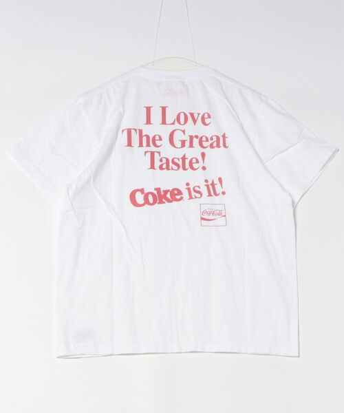 JUGLANS(ユグランス)の「【GOOD ROCK SPEED】 COCA-COLA Tshirts 26CCL003W / コカ・コーラ コラボ 半袖Tシャツ(Tシャツ/カットソー・メンズ・ホワイト・L/XL/M)」の2枚目の写真