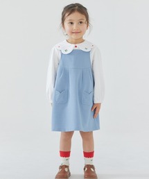 moimoln（モイモルン）の「チューリップポケットオーバーオールワンピース（ワンピース）」