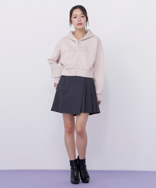 JILL by JILL STUART（ジルバイジルスチュアート）の「サイドプリーツスカパン（その他パンツ・レディース・ベージュ/ブラウン系その他/グレー・MEDIUM/SMALL）」の7枚目の写真