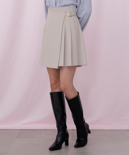 JILL by JILL STUART（ジルバイジルスチュアート）の「サイドプリーツスカパン（その他パンツ・レディース・ベージュ/ブラウン系その他/グレー・MEDIUM/SMALL）」の18枚目の写真