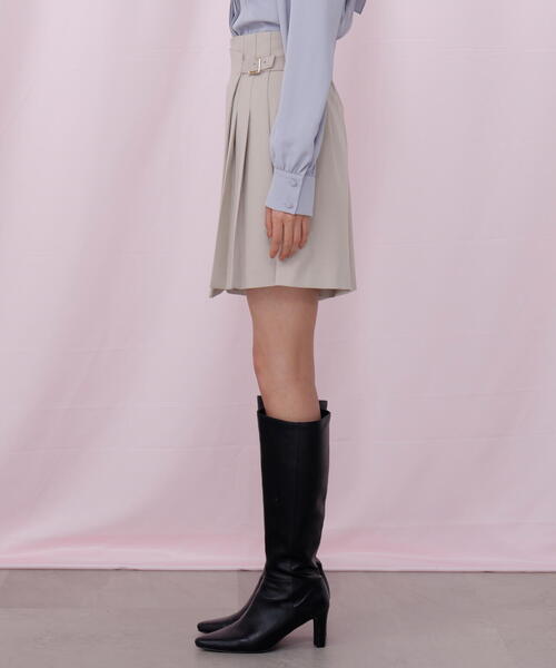 JILL by JILL STUART（ジルバイジルスチュアート）の「サイドプリーツスカパン（その他パンツ・レディース・ベージュ/ブラウン系その他/グレー・MEDIUM/SMALL）」の19枚目の写真