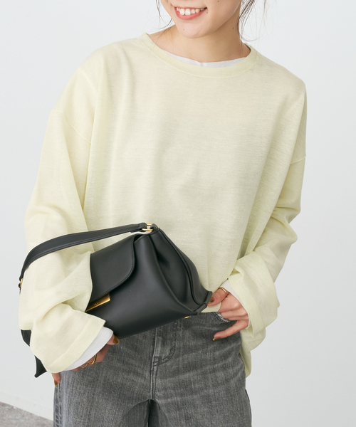 完売新品 スピックアンドスパンSpickandSpan シアーニットプルオーバー 手洗い可》ウールシアーニットプルオーバー（ニット／セーター