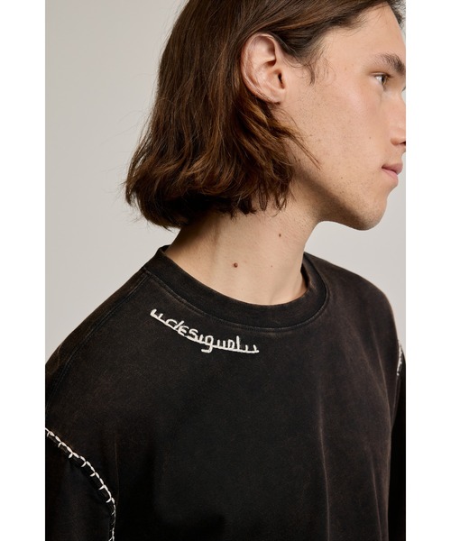 Desigual(デシグアル)の「コントラストステッチ 半袖Tシャツ(Tシャツ/カットソー・メンズ・ブラック・L/M/S/XL)」の3枚目の写真