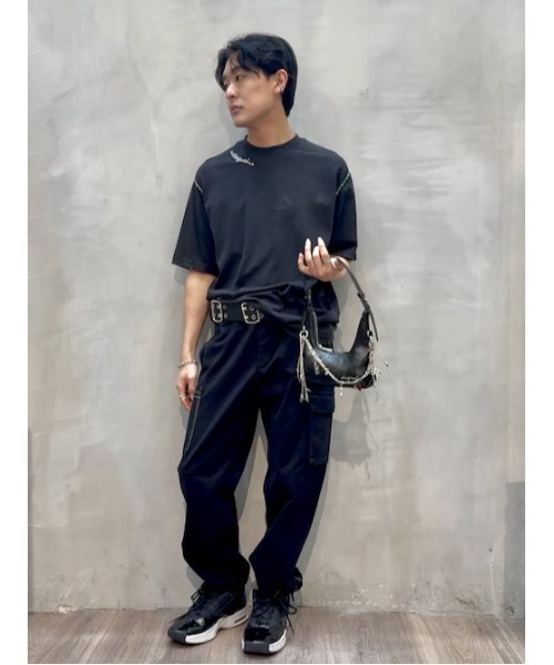 Desigual(デシグアル)の「コントラストステッチ 半袖Tシャツ(Tシャツ/カットソー・メンズ・ブラック・L/M/S/XL)」の8枚目の写真