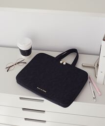 Maison de FLEUR（メゾンドフルール）の「リボン柄キルティングPCケース（PC・タブレットケース）」