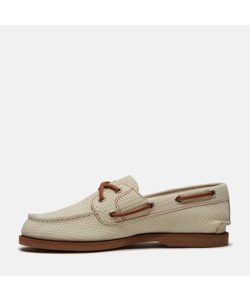 Timberland(ティンバーランド)の「クラシック レザー ボート シューズ レディース(モカシン/デッキシューズ・レディース・ライトベージュ・23.5cm/23.0cm/22.5cm/24.0cm)」の6枚目の写真