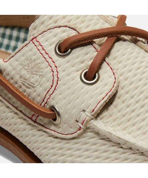 Timberland(ティンバーランド)の「クラシック レザー ボート シューズ レディース(モカシン/デッキシューズ・レディース・ライトベージュ・23.5cm/23.0cm/22.5cm/24.0cm)」の5枚目の写真