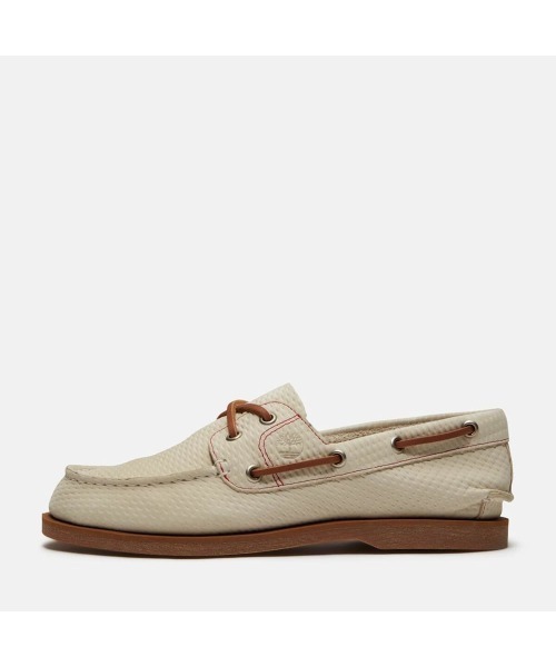 Timberland(ティンバーランド)の「クラシック レザー ボート シューズ レディース(モカシン/デッキシューズ・レディース・ライトベージュ・23.5cm/23.0cm/22.5cm/24.0cm)」の8枚目の写真