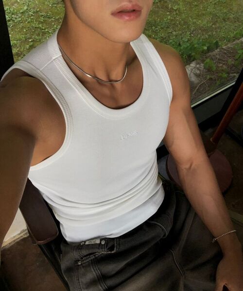 PROCESS（プロセス）の「Basic Logo Sleeveless - White（Tシャツ/カットソー・メンズ・その他・FREE）」の7枚目の写真