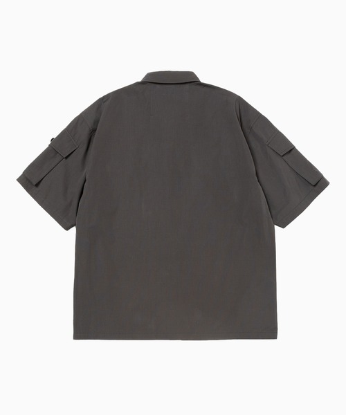 meanswhile（ミーンズワイル）の「Trinity Chambray Safari S/S SH（シャツ/ブラウス・メンズ・ブラック系/ダークグレー/ホワイト・1(S)/2(M)/3(L)）」の14枚目の写真