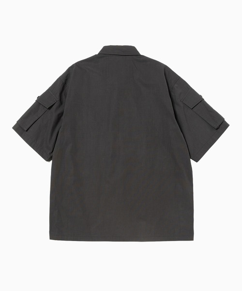 meanswhile（ミーンズワイル）の「Trinity Chambray Safari S/S SH（シャツ/ブラウス・メンズ・ブラック系/ダークグレー/ホワイト・1(S)/2(M)/3(L)）」の9枚目の写真