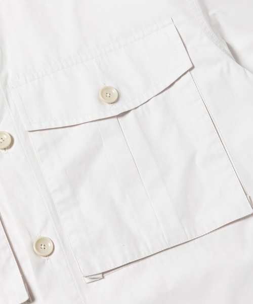 meanswhile（ミーンズワイル）の「Trinity Chambray Safari S/S SH（シャツ/ブラウス・メンズ・ブラック系/ダークグレー/ホワイト・1(S)/2(M)/3(L)）」の6枚目の写真