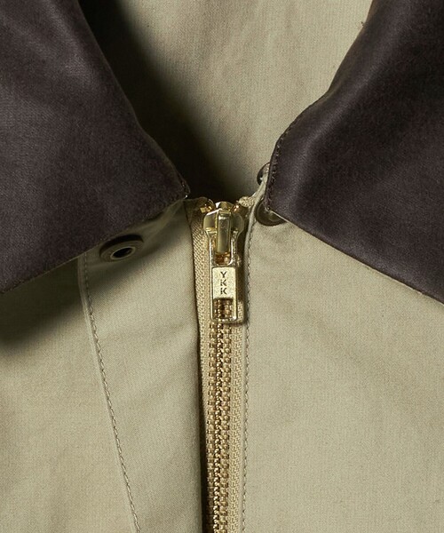 6（ロク）の「＜6(ROKU)＞コットン ショート ブルゾン（カバーオール・レディース・オリーブ・38/36）」の12枚目の写真