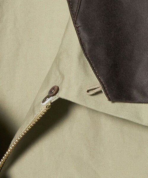 6（ロク）の「＜6(ROKU)＞コットン ショート ブルゾン（カバーオール・レディース・オリーブ・38/36）」の13枚目の写真