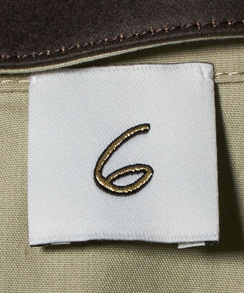 6（ロク）の「＜6(ROKU)＞コットン ショート ブルゾン（カバーオール・レディース・オリーブ・38/36）」の16枚目の写真