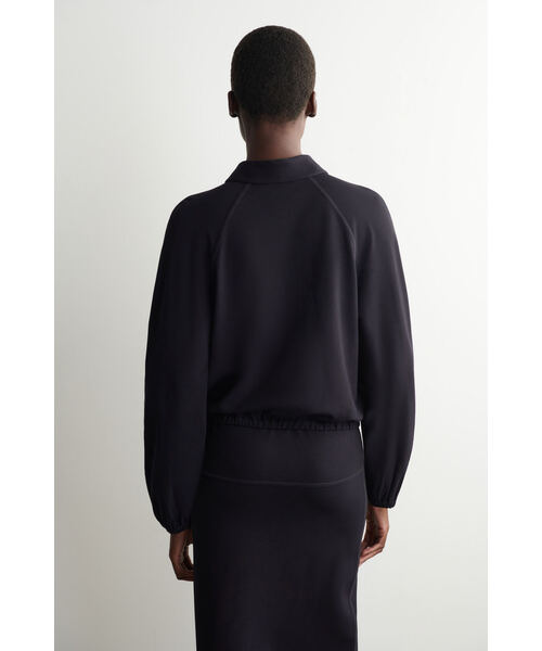 COS（コス）の「ジップアップ ブルゾン ジャケット（その他アウター・レディース・ネイビー・XL/XS/S/M/L）」の6枚目の写真