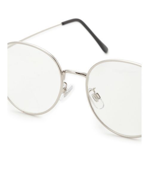 Mila Owen（ミラオーウェン）の「スリムメタルダテメガネ（メガネ・レディース・シルバー・F）」の5枚目の写真