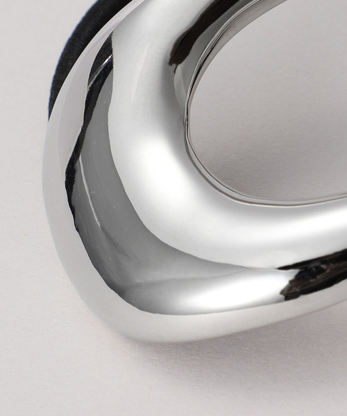 Spick & Span（スピックアンドスパン）の「JAMIRAY/ジャミレイ BEAN HAIR TIE（ヘアゴム・レディース・シルバー・FREE）」の6枚目の写真