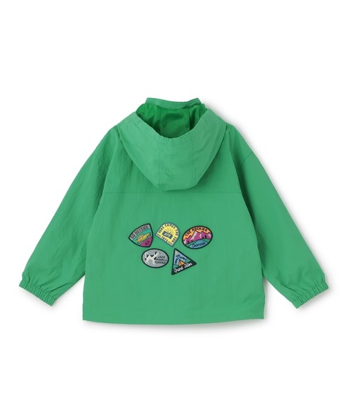 KP BOY(ケーピーボーイ)の「ナイロンタッサー ワッペンジャケット(その他アウター・キッズ・イエロー/グリーン・120cm/130cm/140cm/150cm/160cm)」の4枚目の写真
