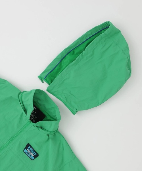 KP BOY(ケーピーボーイ)の「ナイロンタッサー ワッペンジャケット(その他アウター・キッズ・イエロー/グリーン・120cm/130cm/140cm/150cm/160cm)」の6枚目の写真
