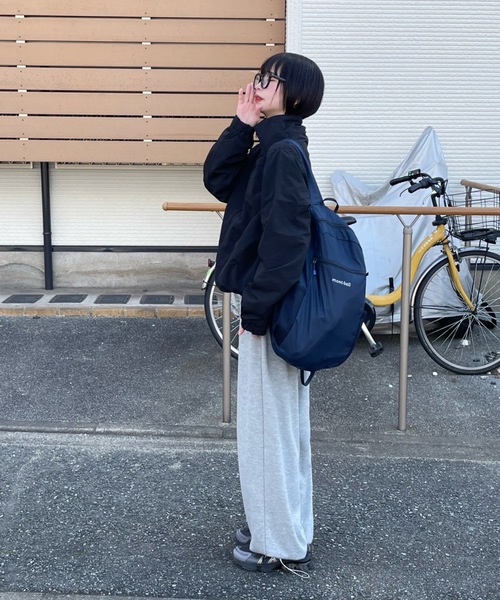 UNDERSTATEMENTs（アンダーステイトメント）の「【ユニセックス】スタンドネックナイロンブルゾン/ルーズ/チェック&無地（ブルゾン・メンズ・ブラック系その他/ブラック・LARGE/MEDIUM）」の8枚目の写真