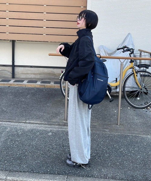 UNDERSTATEMENTs（アンダーステイトメント）の「【ユニセックス】スタンドネックナイロンブルゾン/ルーズ/チェック&無地（ブルゾン・メンズ・ブラック系その他/ブラック・LARGE/MEDIUM）」の9枚目の写真