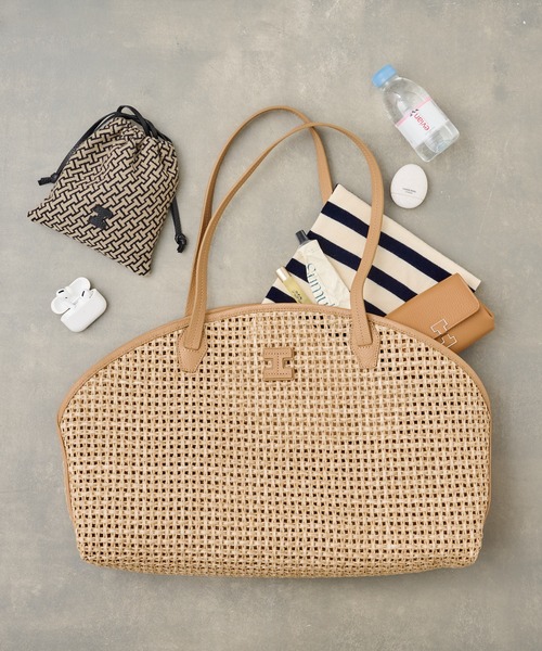 IACUCCI（イアクッチ）の「【予約】アクイローネ PAGLIA CATENA/CERVO（トートバッグ・レディース・キャメル・FREE）」の11枚目の写真