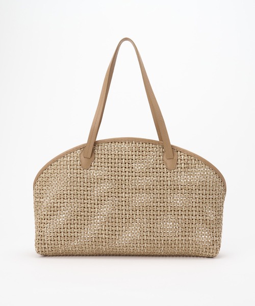 IACUCCI（イアクッチ）の「【予約】アクイローネ PAGLIA CATENA/CERVO（トートバッグ・レディース・キャメル・FREE）」の6枚目の写真