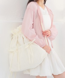 Honeys（ハニーズ）の「リボン付ナップサック（バックパック/リュック）」