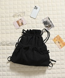 Honeys（ハニーズ）の「リボン付ナップサック（バックパック/リュック）」