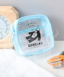 ごリラックス（ゴリラックス）の「ととのいサ活ポーチ メッシュPVCクリアポーチ（ポーチ）」
