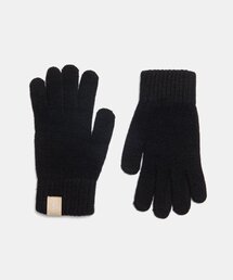 HALDEN（ハルデン）の「basic wool gloves (G001_black)（手袋）」