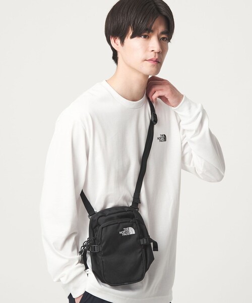 THE NORTH FACE(ザノースフェイス)の「<THE NORTH FACE>ボルダー ミニ ショルダーバッグ(ショルダーバッグ・メンズ・ブラック/ナチュラル・FREE)」の3枚目の写真