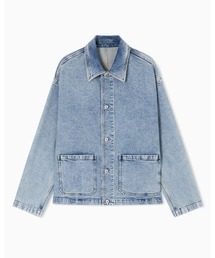 上質　EMPORIO ARMANI　ジャケット　アルマーニ　M　青　紺　ブルー EMPORIO ARMANI EA8 KING SIZE 大きいサイズのエンポリオ アルマーニ