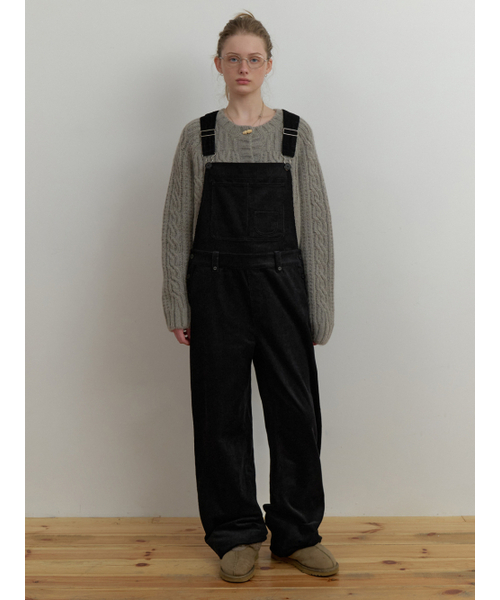THEMITTEN(ザ・ミトン)の「Roo overall pants (black)(サロペット/オーバーオール・レディース・その他・FREE)」の1枚目の写真