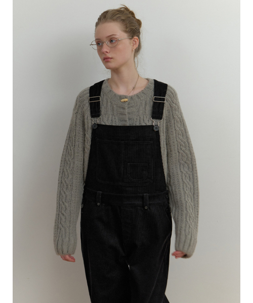 THEMITTEN(ザ・ミトン)の「Roo overall pants (black)(サロペット/オーバーオール・レディース・その他・FREE)」の4枚目の写真