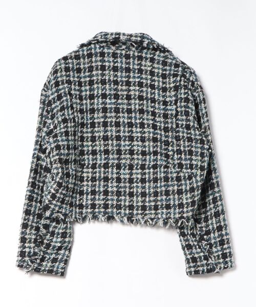 Narcissus(ナルシス)の「【Narcissus/PICCIN】ツイードライダースジャケット(ライダースジャケット・レディース・ブルー・FREE)」の19枚目の写真