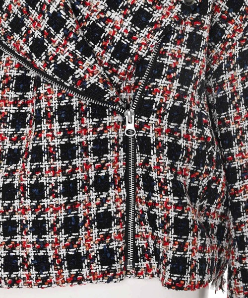 Narcissus(ナルシス)の「【Narcissus/PICCIN】ツイードライダースジャケット(ライダースジャケット・レディース・ブルー・FREE)」の14枚目の写真