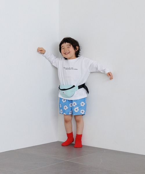 LOWRYS FARM（ローリーズファーム）の「ロゴフォトロンＴ　656104（Tシャツ/カットソー・キッズ・チャコールグレー/オフホワイト/アイボリー/ピンクベージュ・130cm/110cm/140cm/150cm/120cm）」の6枚目の写真