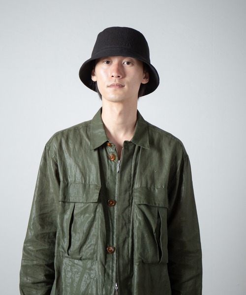 RACAL（ラカル）の「Washable Linen Canvas Bucket Hat / ウォッシャブルリネンキャンバスバケットハット（ハット・メンズ・ベージュ/ブラック・MEDIUM/LARGE）」の21枚目の写真