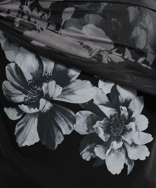 HARE（ハレ）の「シアーレイヤードプリントカット(HARE)（Tシャツ/カットソー・メンズ・グレー/ブラック・FREE）」の20枚目の写真