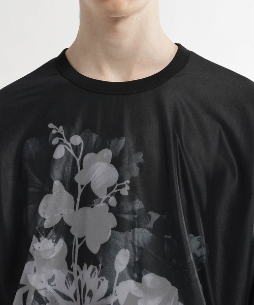 HARE（ハレ）の「シアーレイヤードプリントカット(HARE)（Tシャツ/カットソー・メンズ・グレー/ブラック・FREE）」の15枚目の写真